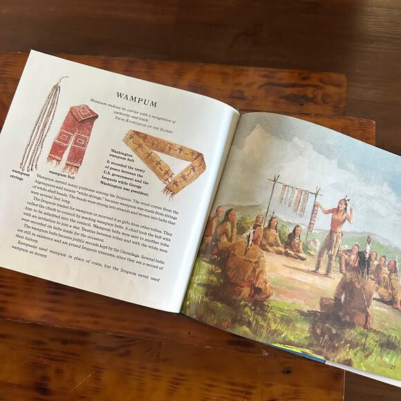 Vintage 1995 The Iroquois A First Americans Book Hardcover Book - Picture 9 of 12